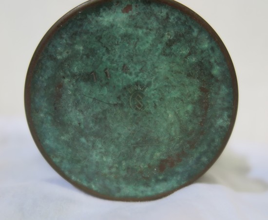 American Art Deco Bronze Vase By Carl Sorensen